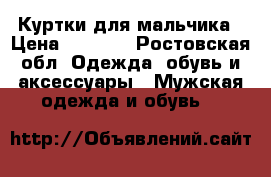 Куртки для мальчика › Цена ­ 1 000 - Ростовская обл. Одежда, обувь и аксессуары » Мужская одежда и обувь   